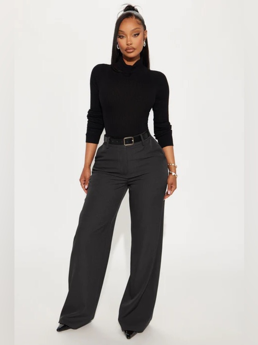 ❥𝖥𝖠𝖲𝖧𝖨𝖮𝖭𝖭𝖮𝖵𝖠: Make No Mistake Trouser - Charcoal
